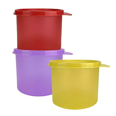 Tupperware Redondinha 500ml kit 3 peças