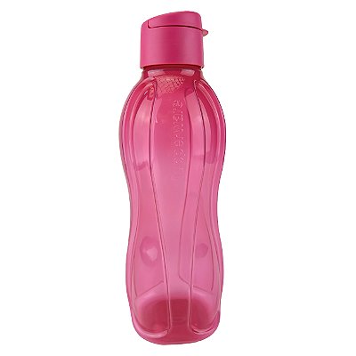 Garrafa Tupperware Eco Tupper Plus 1 litro Pink Squeeze
