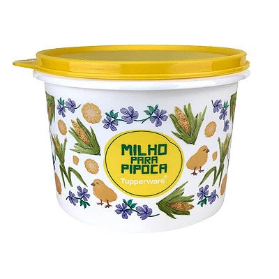 Tupperware Caixa Milho Para Pipoca Floral 1kg