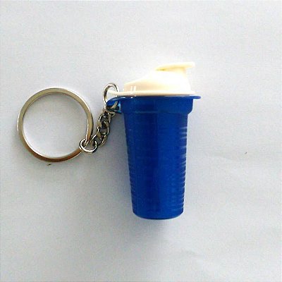 Tupperware Chaveiro Quick Shake Azul