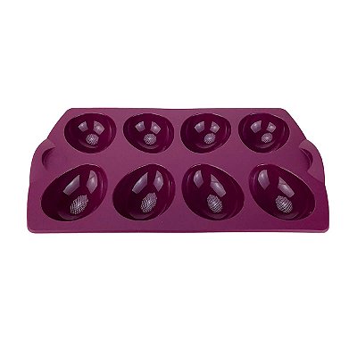 Tupperware Forma de Silicone Oval Roxa