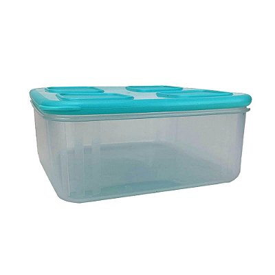 Tupperware Tupperfresh Quadrado Baixo 1 Litro Verde Mint