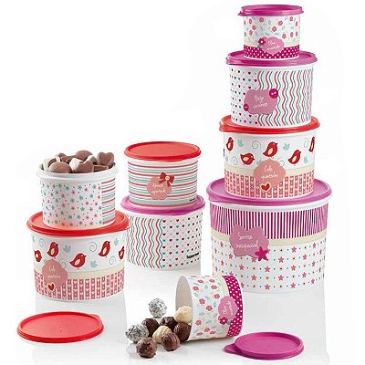 Tupperware BEA Caixa Scrapbook 9 peças 04/2017
