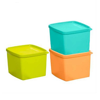 Tupperware Jeitoso 800ml Kit 3 peças