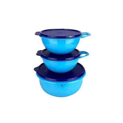 Tupperware Preparação kit 3 peças Azul Celeste