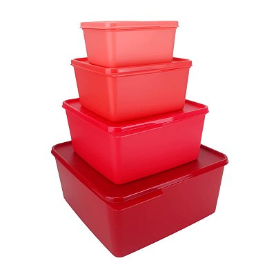 Tupperware kit Basic Line 4 peças