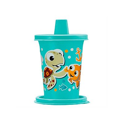 Tupperware Copinho com Bico Procurando Nemo 200ml Verde