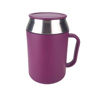 Tupperware Caneca Térmica Inox 400ml Roxa