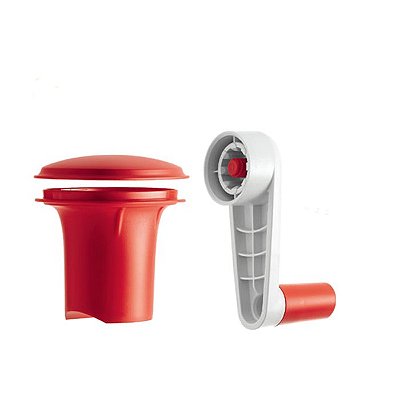 Tupperware Pistão e Manivela Fusion Master System Vermelho