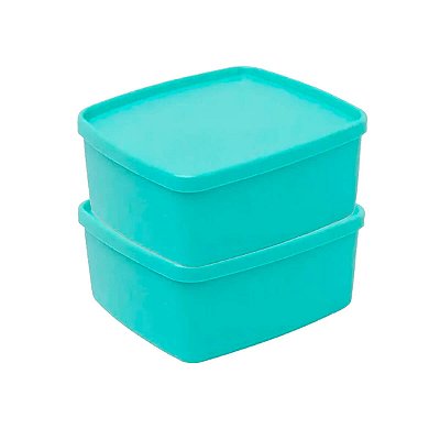 kit Tupperware Jeitosinho 400ml 2 peças Mint