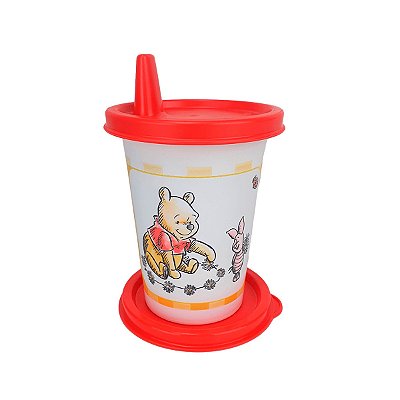 Tupperware Copo com Bico Pooh Piquenique 200ml