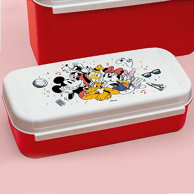 Tupperware Visual Box Mini Retangular Mickey e Amigos 980ml