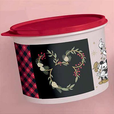 Tupperware Caixa Natal Mickey e Amigos 2,4 litros