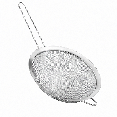 Peneira de Cozinha Inox 16cm Coador com Tela Fina