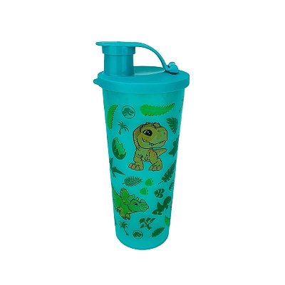 Tupperware Copo com Bico Jurassic World Verde 470ml