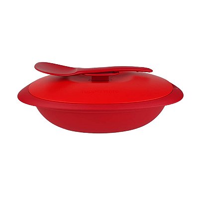 Tupperware Travessa Mágica 1,1 litro com Colher Vermelho