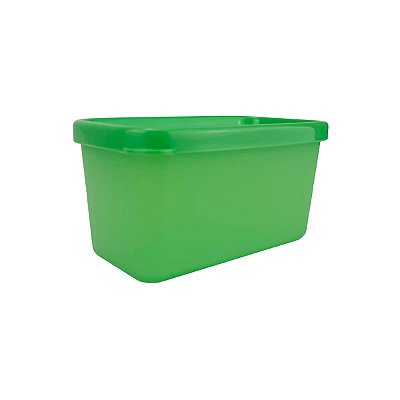 Tupperware Mini Jeitosinho Retangular Neve 200ml Verde-Claro