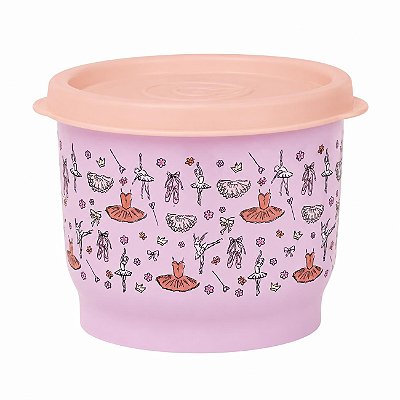 Tupperware Potinho Bailarina 140ml Rosa Bailarina