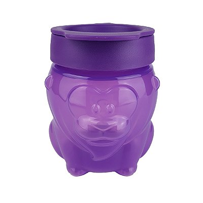 Tupperware Porta Snack Leãozinho 300ml Roxo