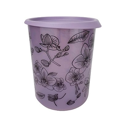 Tupperware Instantânea Mágica Lilás 1,3 litro Floral