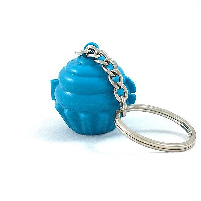 Tupperware Chaveiro Cupcake Azul
