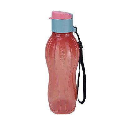 Garrafa Tupperware Eco Tupper Redonda Plus Orquídeas 500ml