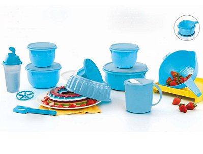 Tupperware BEA 11/2017 Batedeira Azul 9 peças