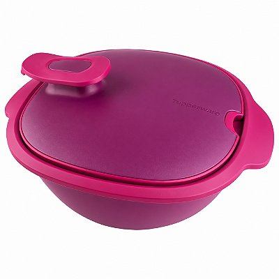 Tupperware Travessa Thermo Tup 2,4 litros Rosa e Roxo