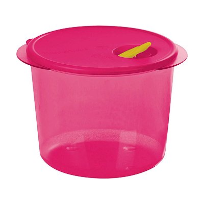 Tupperware Cristalwave Redonda 3 litros Rosa