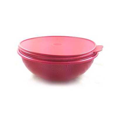 Tupperware Saladeira 6,5 Litros Rosa Glitter