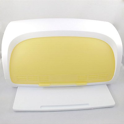 Tupperware Porta Pão Smart Branco Amarelo