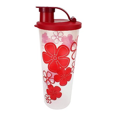 Tupperware Copo com Bico 470ml Flores