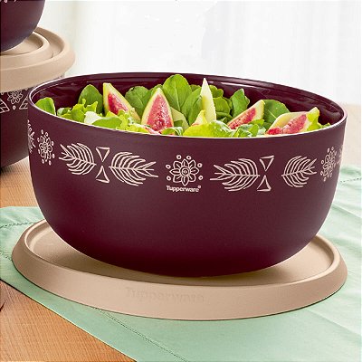 Tupperware Tigela Toque Mágico 4,3 litros Rustic Marsala