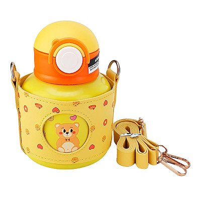 Garrafa Térmica Infantil - 400ml à Vácuo de Aço Inoxidável - Várias  Estampas - Brinca Mundo Loja de Brinquedos