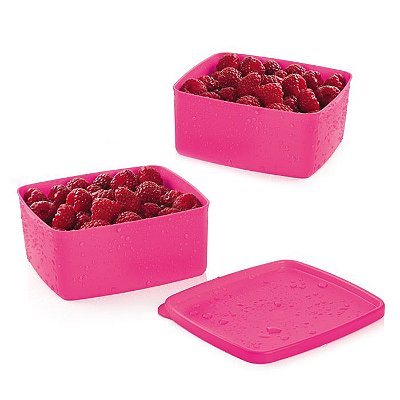 Tupperware Jeitosinho Pink 400ml kit 2 peças