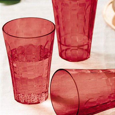 Tupperware Copo Prisma 475ml kit Vermelho