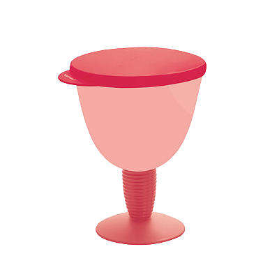 Tupperware Taça Murano 330ml Coral