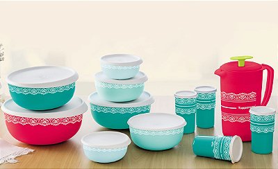 Tupperware Bea 13/2017 Toque Mágico Rendas 12 Peças