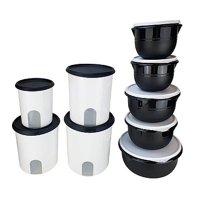 Kit Tupperware PDA 11/2023 Preparar e Armazenar 9 peças