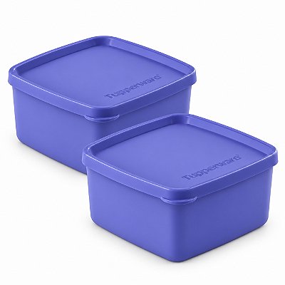 Kit Tupperware Jeitosinho 400ml Roxo Berry 2 Peças