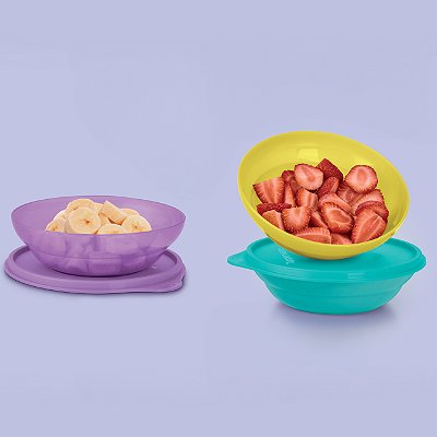 Kit Tupperware Tigela Pragela 450ml 3 peças