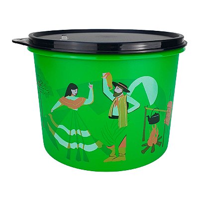 Tupperware Caixa Farroupilha 2,4 litros Verde