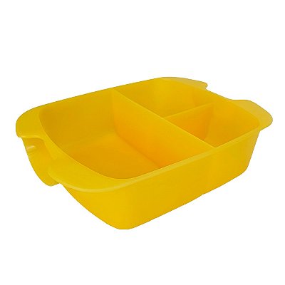 Tupperware Bandeja Cristalwave Retangular Geração II 650ml