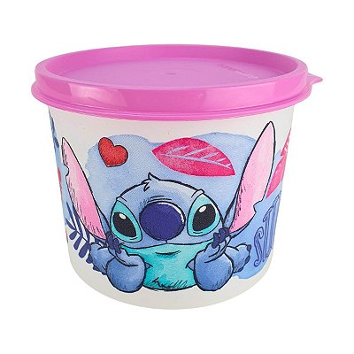 Tupperware Pote Redondinha Stitch 500ml