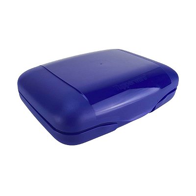 Tupperware Visual Box Estojo Azul Marinho