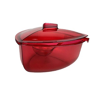 Tupperware Tigela Lótus com Concha 2,2 litros Vermelho