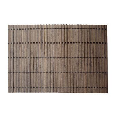 Jogo Americano de Bambu 30x40cm Marrom Claro