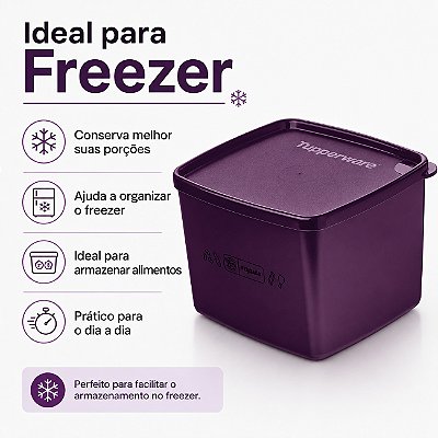 Kit Tupperware Jeitoso Mix Feijoada 800ml Roxo 2 Peças