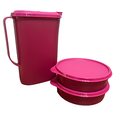 Kit Tupperware PDA 09/2024 Floresta 3 peças