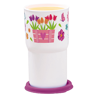 Tupperware Copo Colors Caminho das Flores 350ml